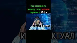 Как настроить камеру под разные экраны в Unity