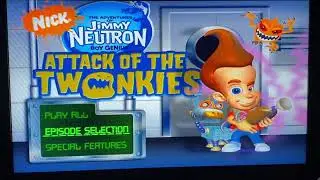 Jimmy Neutron: Attack Of The Twonkies 2004 DVD Menu Walkthrough