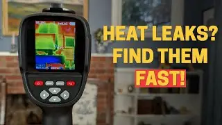 Finding heat leaks, pets, and saving money with the Kaiweets KTI W01 thermal camera