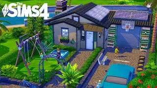 SINGLE DAD / 2 KIDS ❤️ Sims 4 Tiny House Speed Build