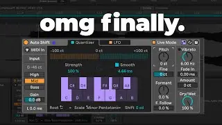 Ableton Native Pitch Correction: Auto Shift