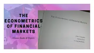 The Econometrics of Financial Markets