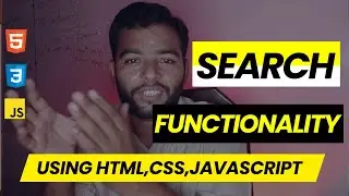 🚀 HTML CSS JavaScript Project | Implement a Dynamic Search Function for Your Website