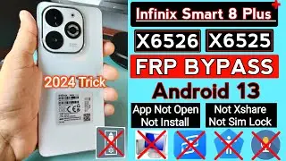 Infinix Smart 8 Plus Frp Bypass - New Security 2024 | Without Xshare | Infinix X6526/X6525