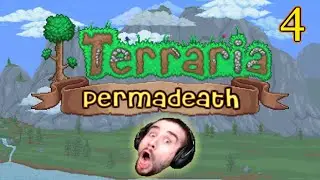 A Terraria Noob learns on Master Hardcore - ep 4