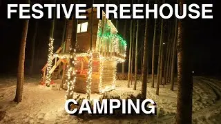 Festive Treehouse Camping