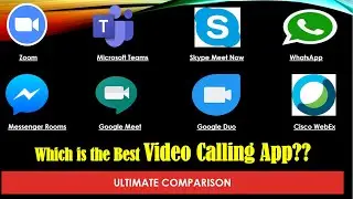 Best Video Calling Apps | Zoom vs Teams vs Google Meet vs Cisco 🔥🔥🔥