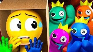 РАДУЖНЫЕ ДРУЗЬЯ - НАШЕСТВИЕ СИНИХ! | Poppy Playtime/Rainbow Friends - Анимации на русском