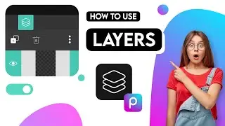 How to use LAYER OPTION of draw tool in picsart app? | In Hindi by Pixo Expert!