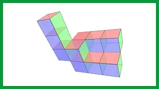 Practice Drawing Rotating 3D Stacked Boxes Model (Not Easy!)