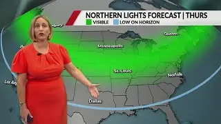 Northern Lights may be visible in the St. Louis area on Thursday