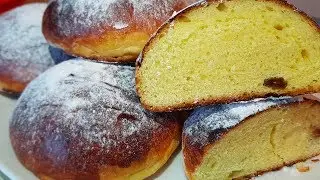 Сдобные булочки по-цыгански. Булочки с изюмом. Gipsy cuisine.