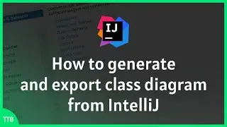 How to generate and export class diagram from IntelliJ