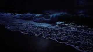 High Quality Stereo Ocean Sounds Of Rolling Waves For Deep Sleeping | Sleep, Study, Insomnia Relief