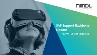 Webinar: Understand how the Update of SAP's Backbone will Impact you.