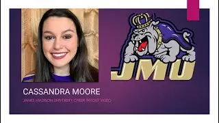 CASSIE MOORE JMU CHEER TRYOUT 2022