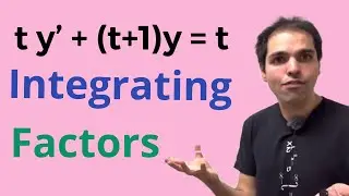 Solving an ode using integrating factors