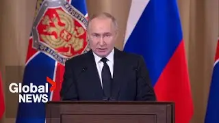 Putin calls on modern KGB to bust Western sanctions in speech at spy service meeting