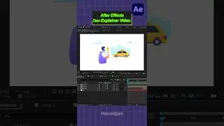 Explainer Taxi Animation in After Effects Tutorial | No Plugin 