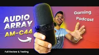 Best Dynamic Mic for Gaming, Streaming & Podcast | Audio Array AM C-44 XLR/USB Mic Review in Hindi