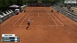 Hugo Dellien (BOL) vs Pedro Sakamoto (BRA), Concepcion challenger, Chile, QuarterFinal