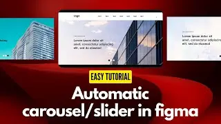 Carousel / Slider animation in figma | image slider animation | easy tutorial