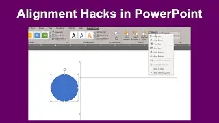 Advanced alignment techniques for shapes in PowerPoint; Step-by-step tutorial