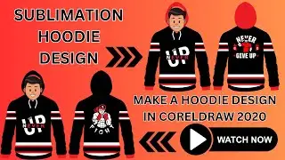 Hoodie Design In Coreldraw 2020 | Hoodie Mockup Tutorial