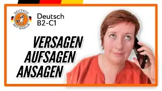 10 Verben mit SAGEN | Verben B1-C1 | Deutsch mit Marija