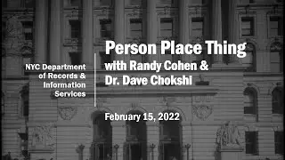 Person Place Thing with Randy Cohen and Dr. Dave A. Chokshi