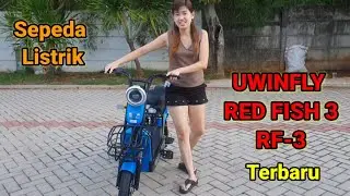 Sepeda Listrik UWINFLY RED FISH 3 RF-3 Cocok Banget Buat Emak Emak