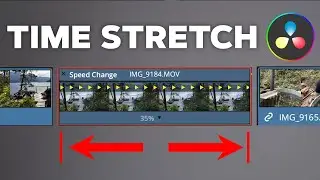 How to use the Rate/Time Stretch Tool in DaVinci Resolve 