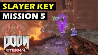 How to get the Slayer Key in Mission 5 Super Gore Nest | DOOM Eternal (Slayer Key Location)