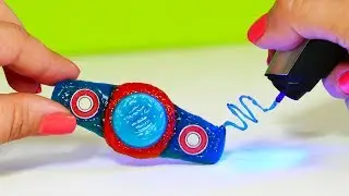 DIY СТЕКЛЯННЫЙ СПИННЕР АНТИСТРЕСС СВОИМИ РУКАМИ | 3D РУЧКА FIDGET SPINNER