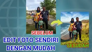 cara ganti background foto dengan mudah