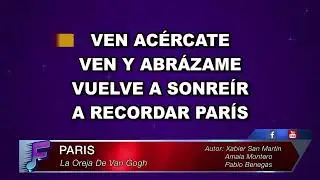 La Oreja De Van Gogh - Paris | FHAMA KARAOKE