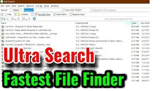 Best File Search Software Windows || Ultra Search - Search Files & Filter Files