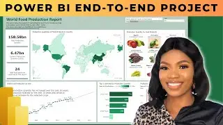 Power BI End to End Dashboard Project | Data Analyst Project | Beginner to Expert | Custom Visuals