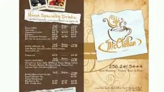 Cafe Menu Design