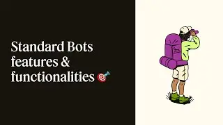 Zendesk standard bots features and functionalities | Preparing for artificial intelligence