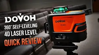 DOVOH 360 Degree Self-Leveling 4D Laser Level Quick Review (2024)