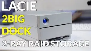 Lacie 2big Dock, Thunderbolt 3 2-Bay RAID Storage