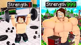 Upgrading To Be The STRONGEST MAN In ROBLOX..