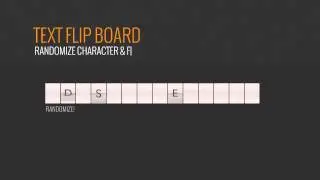 After Effects Project Files - Text Flip Board - VideoHive 7877354