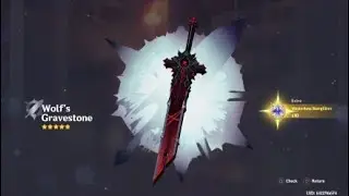 (Genshin Impact) Pulling Wolfs Gravestone