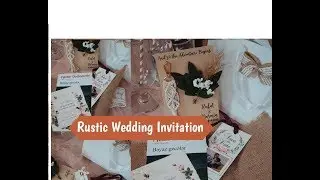 DIY MY WEDDING INVITATIONS WITH ME!