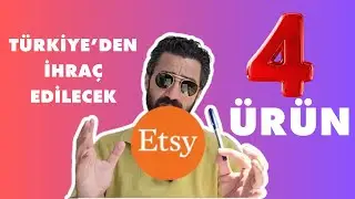 4 Ürünle Etsy'den Para Kazanma Rehberi - Türkiye'den Satılabilecek Ürünler