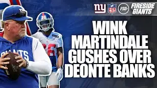 Giants' DC Wink Martindale gushes over rookie corner Deonte Banks