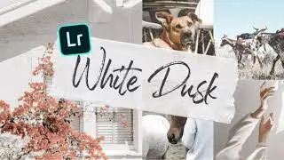 WHITE DUSK PRESET | Clean White Tones Lightroom Preset Free DNG | 10 PRESETS GIVEAWAY IS CLOSED!!