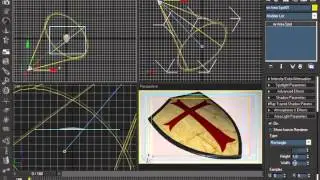 Урок по моделированию средневекового щита. Часть 6/7